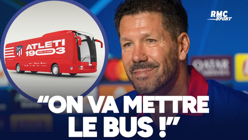 Atlético : "On va mettre le bus" s'amuse Simeone avant d'affronter le Real  Madrid