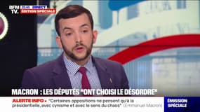 Jean-Philippe Tanguy (RN): "Par son allocution, M. Macron a démissionné de ses responsabilités"