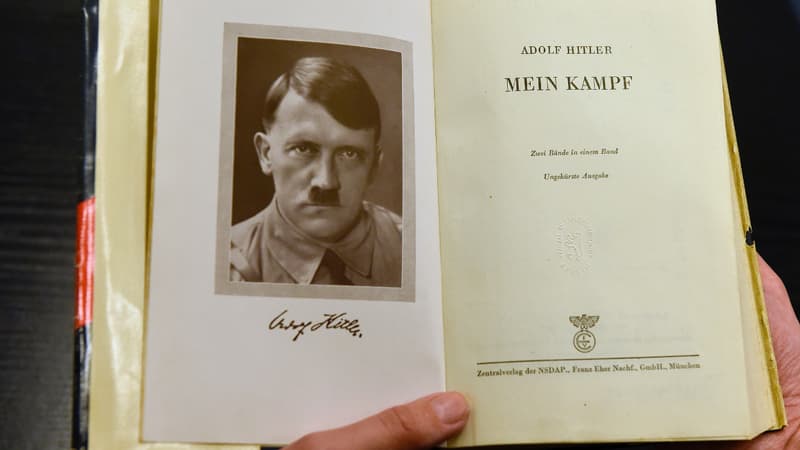 Une ancienne édition de "Mein Kampf" - Tobias Schwarz - AFP