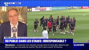 5000 supporters dans le stade pour la finale de la Coupe de France. "C'est mieux qu'un huis clos" réagit Noël Le Graët