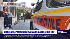 Fortes chaleurs: des maraudes organisées auprès des SDF à Paris