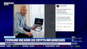L'Espagne encadre les crypto-influenceurs