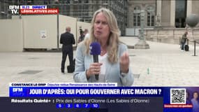 Constance Le Grip (Renaissance): "Je suis avant tout attachée à ce que l'on prenne le temps d'entendre (...) les messages et les préoccupations adressés par nos compatriotes lors du scrutin"