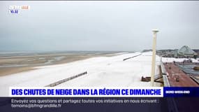 Hauts-de-France: de la neige au Touquet et à Villeneuve d'Ascq