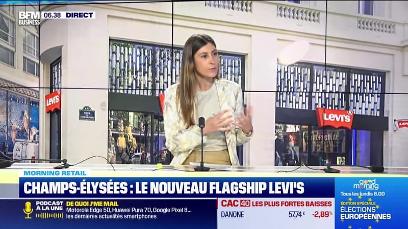 Morning Retail : Champs-Élysées, le nouveau flagship Levi's, par Eva Jacquot - 06/05