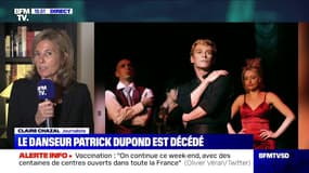 "La passion de Billy Elliot dès le plus jeune âge, c'était la passion de Patrick Dupond", Claire Chazal rend hommage à Patrick Dupond sur BFMTV