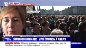 Christine Guimonnet, secrétaire générale de l'APHG: "C'est extrêmement violent d'apprendre qu'on tue un professeur, quelqu'un qui est là pour aider les élèves (...) pour diffuser le savoir"