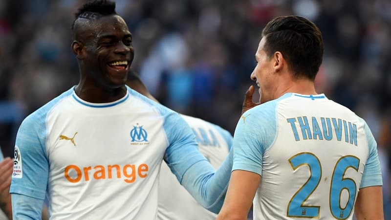 Mario Balotelli et Florian Thauvin