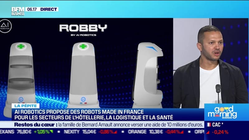 La pépite : AI Robotics propose des robots Made in France pour les secteurs de l'hôtellerie, la logistique et la santé, par Annalisa Cappellini - 05/09