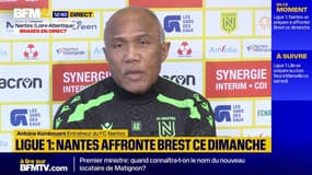 Ligue 1: le FC Nantes est "dans une situation très critique" selon Antoine Kombouaré