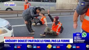 M6 bloquée par des militants de Dernière Rénovation: Grégory Doucet partage le fond, pas la forme