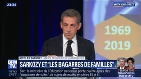 Dans un colloque consacré à Georges Pompidou, Nicolas Sarkozy évoque une "bagarre de familles" chez Les Républicains