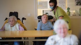 Un Ehpad de Brest, le 6 mars 2020.