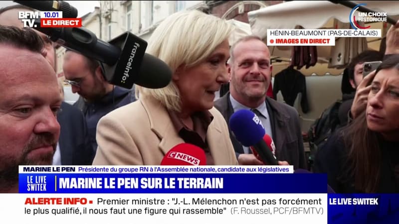 Législatives: en cas de victoire, Marine Le Pen affirme qu'il s'agira 