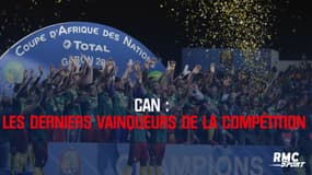 CAN : les derniers vainqueurs de la compétition