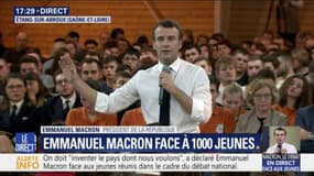 Emmanuel Macron: "Le nucléaire restera la principale source de production d'électricité de notre pays"