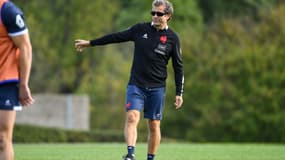Fabien Galthié lors d'un entraînement du XV de France, novembre 2022