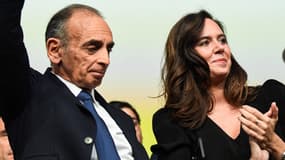 Eric Zemmour et Sarah Knafo pendant la campagne présidentielle de 2022.