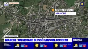 Manche: un conducteur de scooter grièvement blessé dans un accident