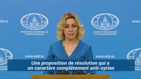 Syrie: pour Moscou, la résolution de l’ONU se base "sur de fausses informations"