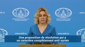 Syrie: pour Moscou, la résolution de l’ONU se base "sur de fausses informations"