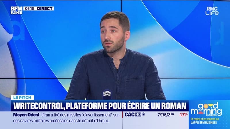 Le Pitch : WriteControl, plateforme pour écrire un roman - 05/05