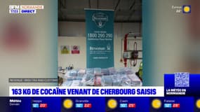 Manche: 163 kg de cocaïne en provenance de Cherbourg-en-Cotentin saisis 