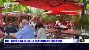 Île-de-France: la fin de la pluie marque le retour des terrasses, un soulagement pour les commerces