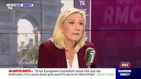 Hausse de popularité d'Édouard Philippe: "Il est apparu plus avec des qualités inverses de celles d'Emmanuel Macron", estime Marine Le Pen
