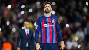 Gerard Piqué avant le match contre Osasuna