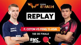 Replay : suspense et fin de match à sens unique entre Coton et Feng Yi-Hsin (WTT Smash China)