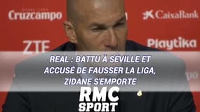 Real : Battu à Séville et accusé de fausser la Liga, Zidane s'emporte