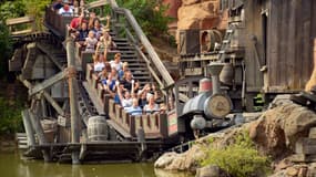 L'attraction Big Thunder Mountain à Disneyland Paris (Illustration)
