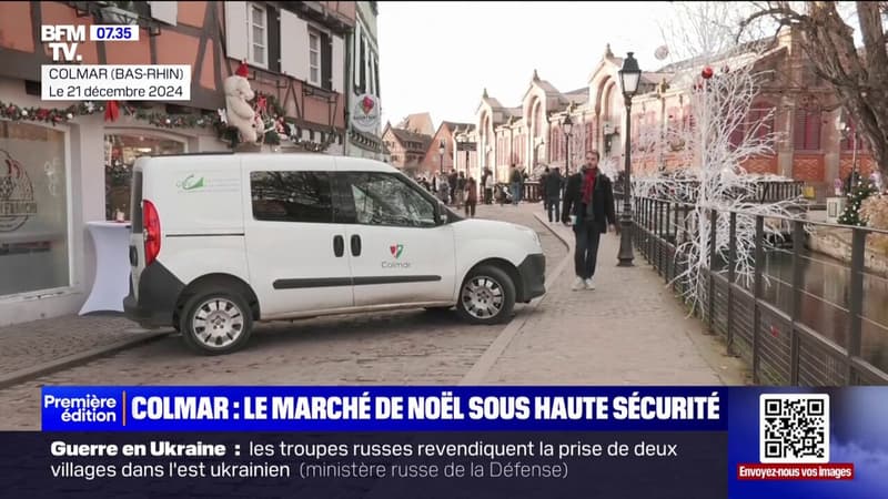 Colmar: le marché de Noël sous haute sécurité