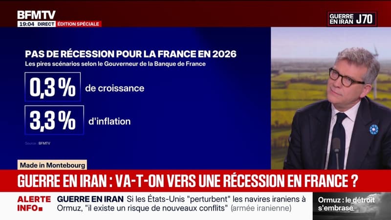 MADE IN MONTEBOURG - On ne pourra pas parler de récession, mais on y sera pas loin, analyse l'ancien ministre de l'Économie