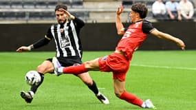 Esteban Lepaul lors d'Angers-Rennes en Ligue 1 le 31 août 2025