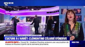 Culture à l'arrêt: Clémentine Célarié s'énerve - 13/01