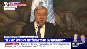 Antonio Guterres, secrétaire général de l'ONU, "préoccupé par les différents rapports de violations du droit international" en Ukraine