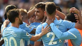 La joie de Manchester City contre Arsenal