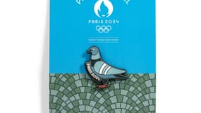 Le pin's pigeon proposé sur le site Drago Paris