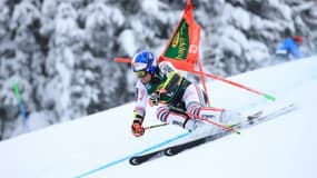 Alexis Pinturault lors du deuxième géant de Santa Caterina