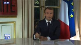 "Il n'y a aujourd'hui ni tournant, ni changement de cap", dit Emmanuel Macron