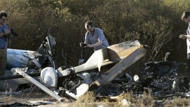 Le site du crash.