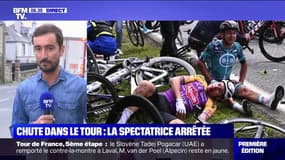 Chute sur le Tour de France: que risque la femme qui s'est rendue mercredi