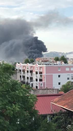 Incendie à Marseille - Témoins BFMTV