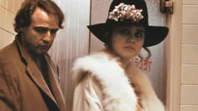 Marlon Brando et Maria Schneider dans "Le Dernier Tango à Paris" de Bernardo Bertolucci en 1972