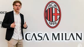 Hauge signe à Milan