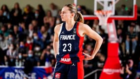 Marine Johannes avec les Bleues.