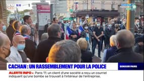 Cachan: des élus rassemblés pour soutenir les policiers et dénoncer les propos d'un adjoint