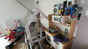 Le toît d'une habitation s'est effondré dans une chambre d'enfant à cause des gros orages.